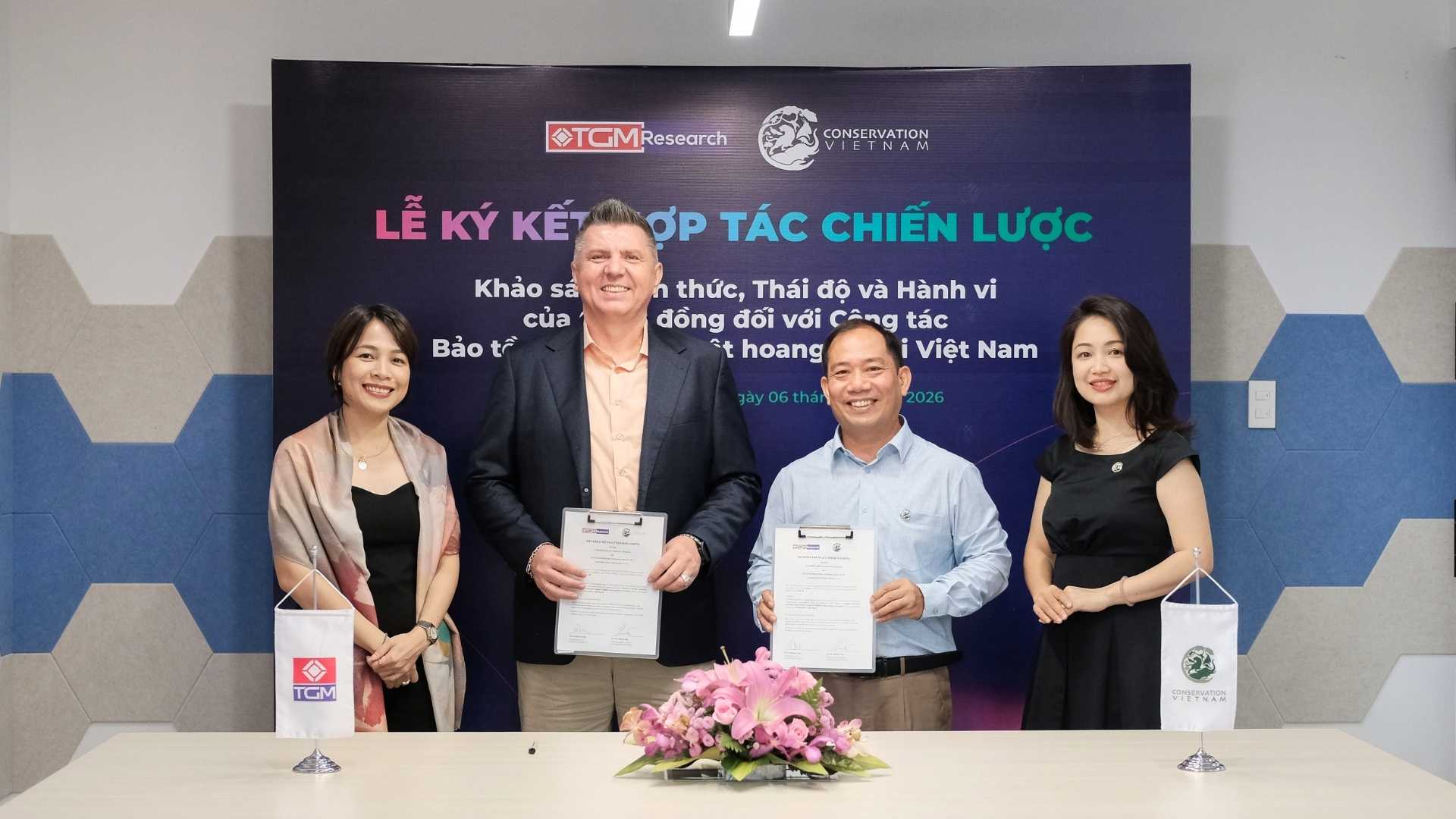 TGM Research và Conservation Vietnam hợp tác nghiên cứu kỳ vọng của người Việt về vai trò doanh nghiệp trong bảo tồn