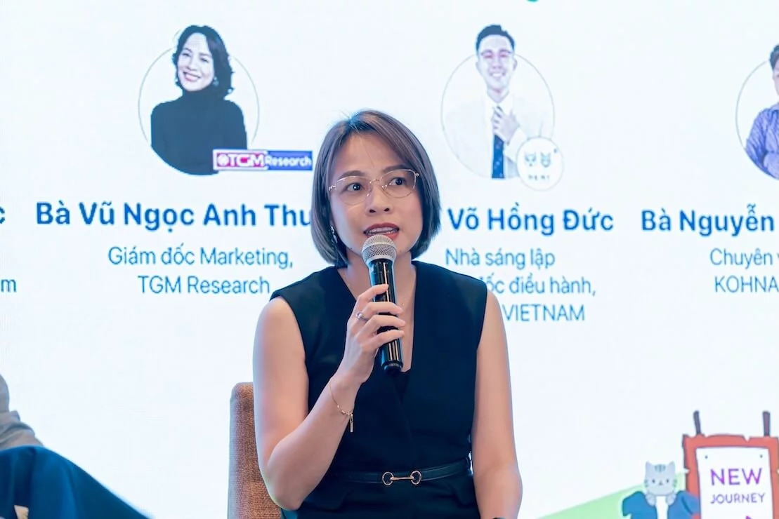 Đại diện TGM Research, Thuyên Vũ – Chief Marketing Officer (CMO) – đã chia sẻ những nghiên cứu và insight mới nhất về chân dung người nuôi thú cưng tại Việt Nam
