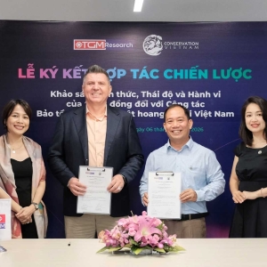 TGM Research và Conservation Vietnam hợp tác nghiên cứu kỳ vọng của người Việt về vai trò doanh nghiệp trong bảo tồn 