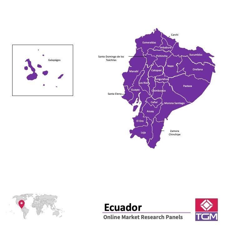 Online panel tại Ecuador| Nghiên cứu thị trường tại Ecuador