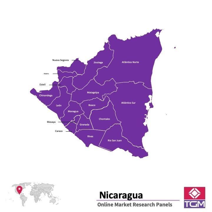 Online panel tại Nicaragua| Nghiên cứu thị trường tại Nicaragua
