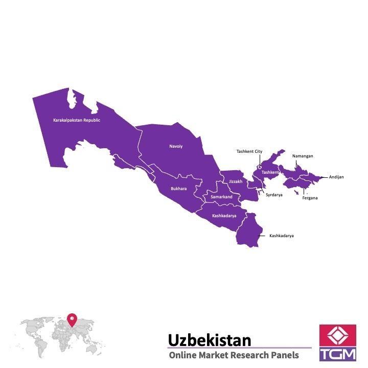 Online panel tại Uzbekistan| Nghiên cứu thị trường tại Uzbekistan