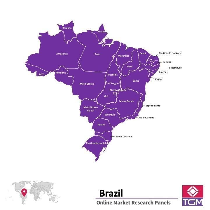 Online panel tại Brazil| Nghiên cứu thị trường tại Brazil