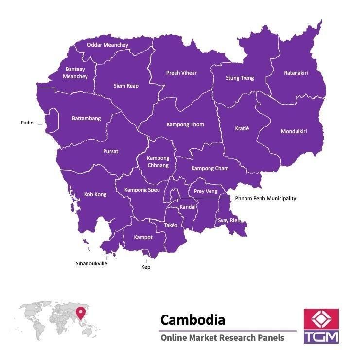 Online panel tại Campuchia| Nghiên cứu thị trường tại Campuchia