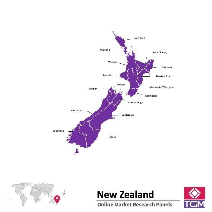Online panel tại New Zealand| Nghiên cứu thị trường tại New Zealand