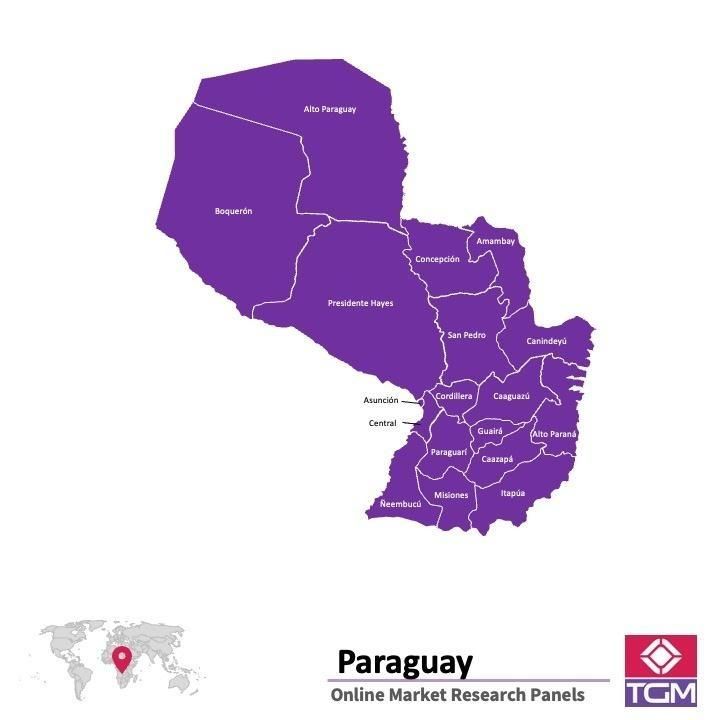 Online panel tại Paraguay| Nghiên cứu thị trường tại Paraguay