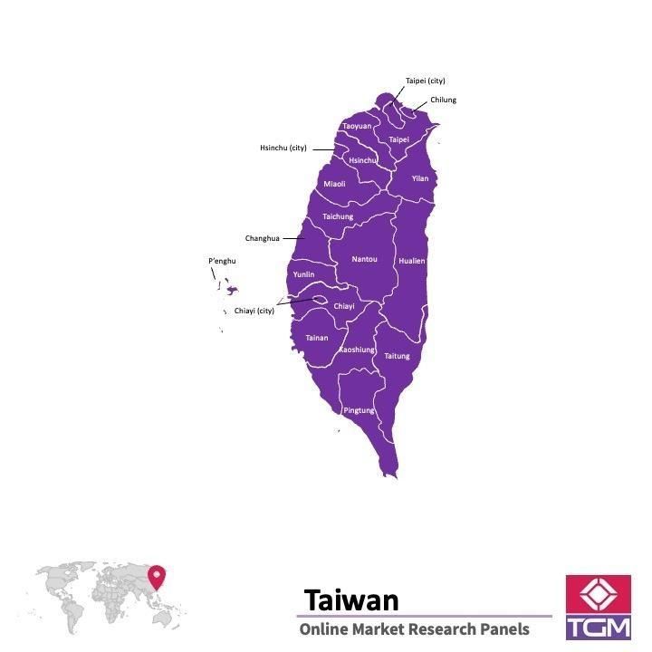 Online panel tại Đài Loan| Nghiên cứu thị trường tại Đài Loan