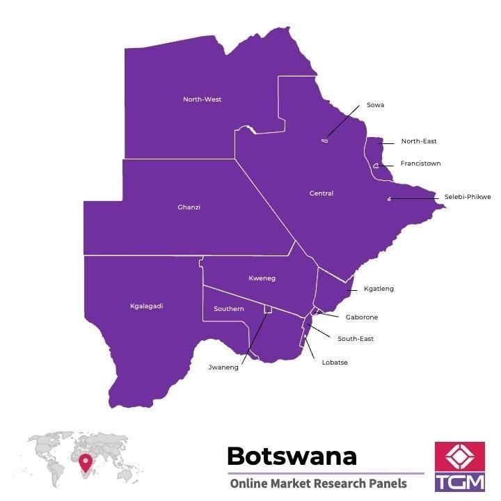 Online panel tại Botswana| Nghiên cứu thị trường tại Botswana