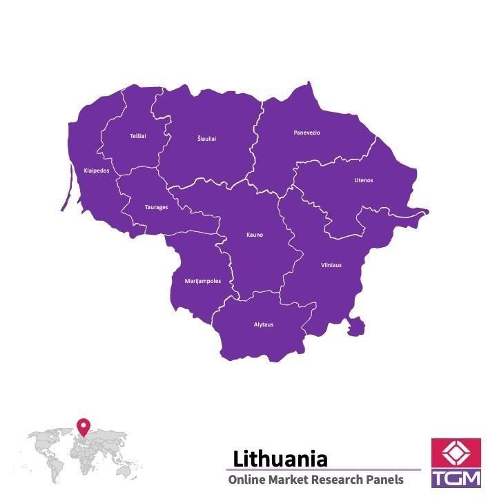 Online panel tại Lithuania| Nghiên cứu thị trường tại Lithuania