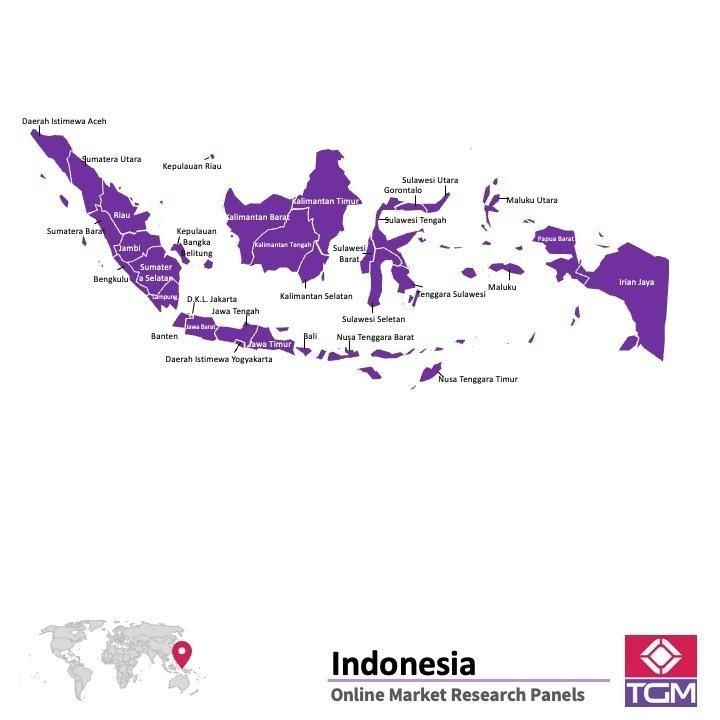 Online panel tại Indonesia| Nghiên cứu thị trường tại Indonesia