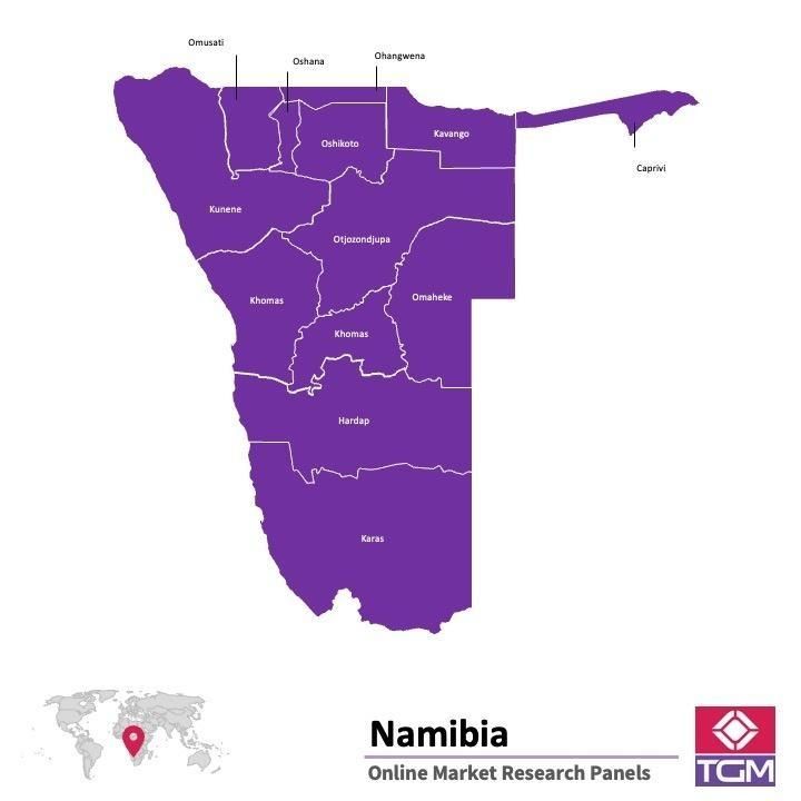 Online panel tại Namibia| Nghiên cứu thị trường tại Namibia