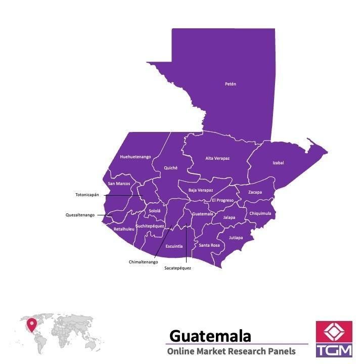 Online panel tại Guatemala| Nghiên cứu thị trường tại Guatemala