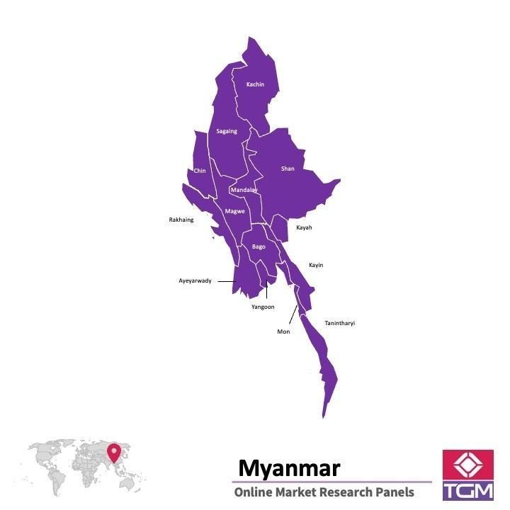 Online panel tại Myanmar| Nghiên cứu thị trường tại Myanmar
